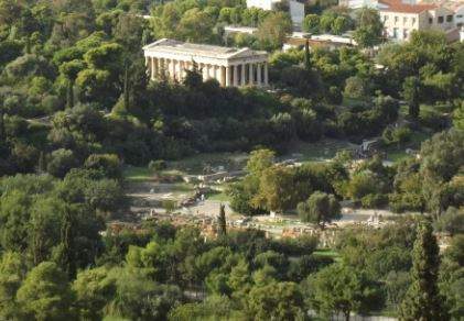 the agora in Athens